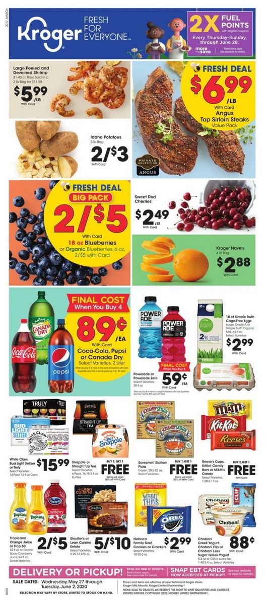 Kroger Weekly Ad May 27 Jun 02, 2020
