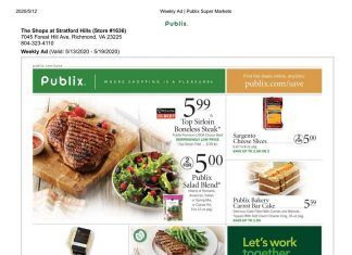 Publix Weekly Ad May 13 – May 19, 2020