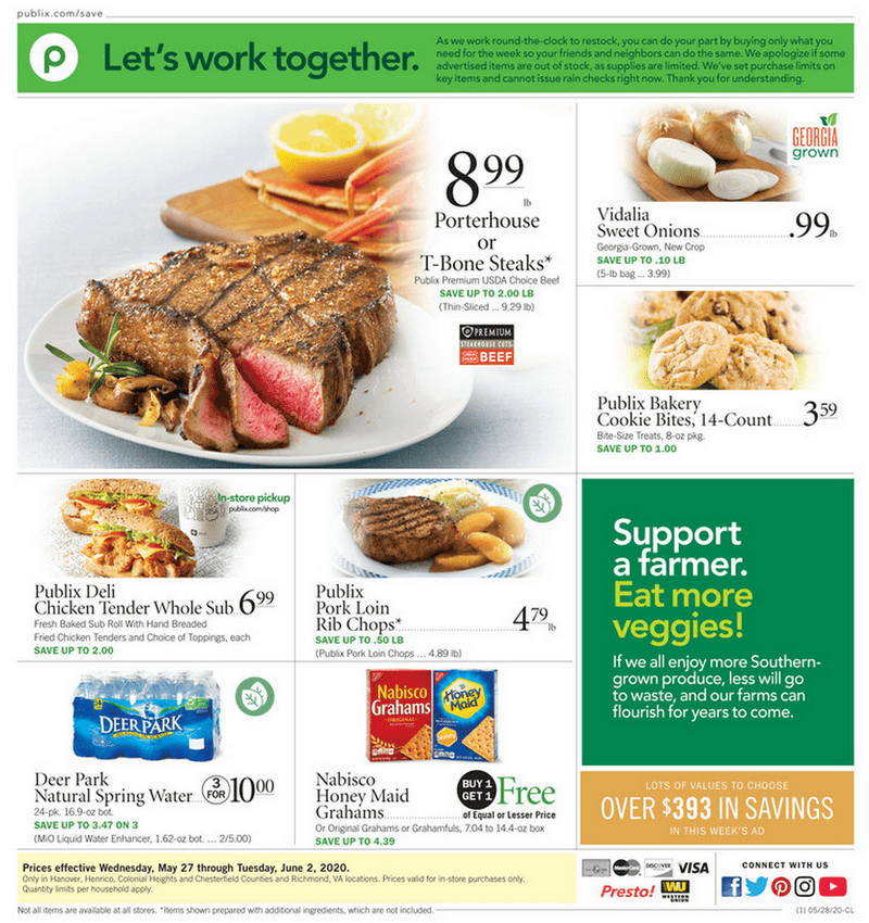 Publix Weekly Ad May 27 – June 02, 2020