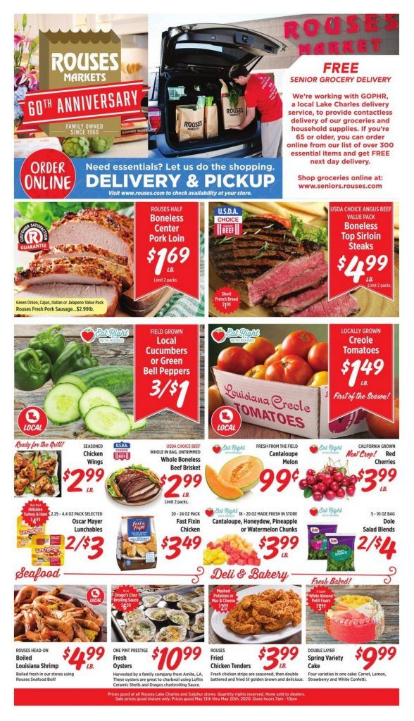 Rouses Weekly Ad May 13 May 20, 2020