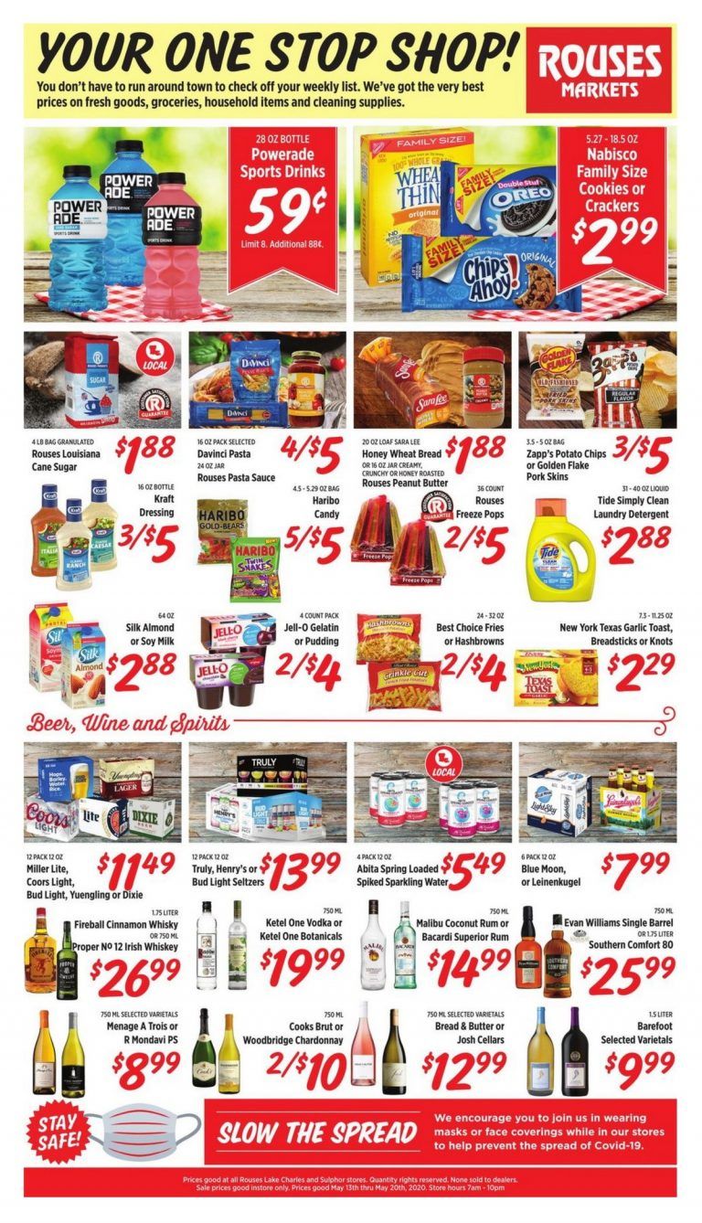 Rouses Weekly Ad May 13 May 20, 2020