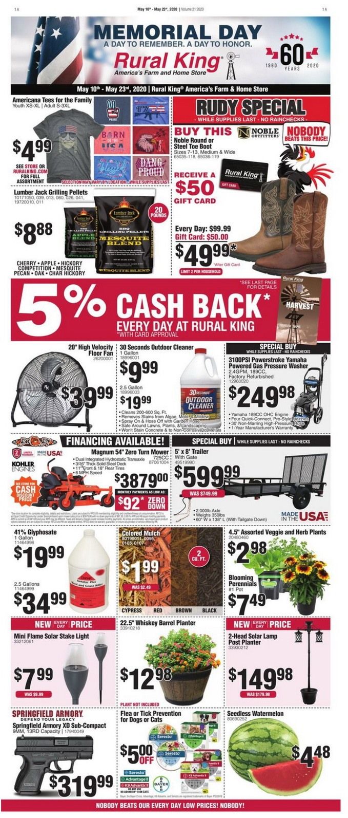 Rural King Weekly Ad May 10 May 23, 2020
