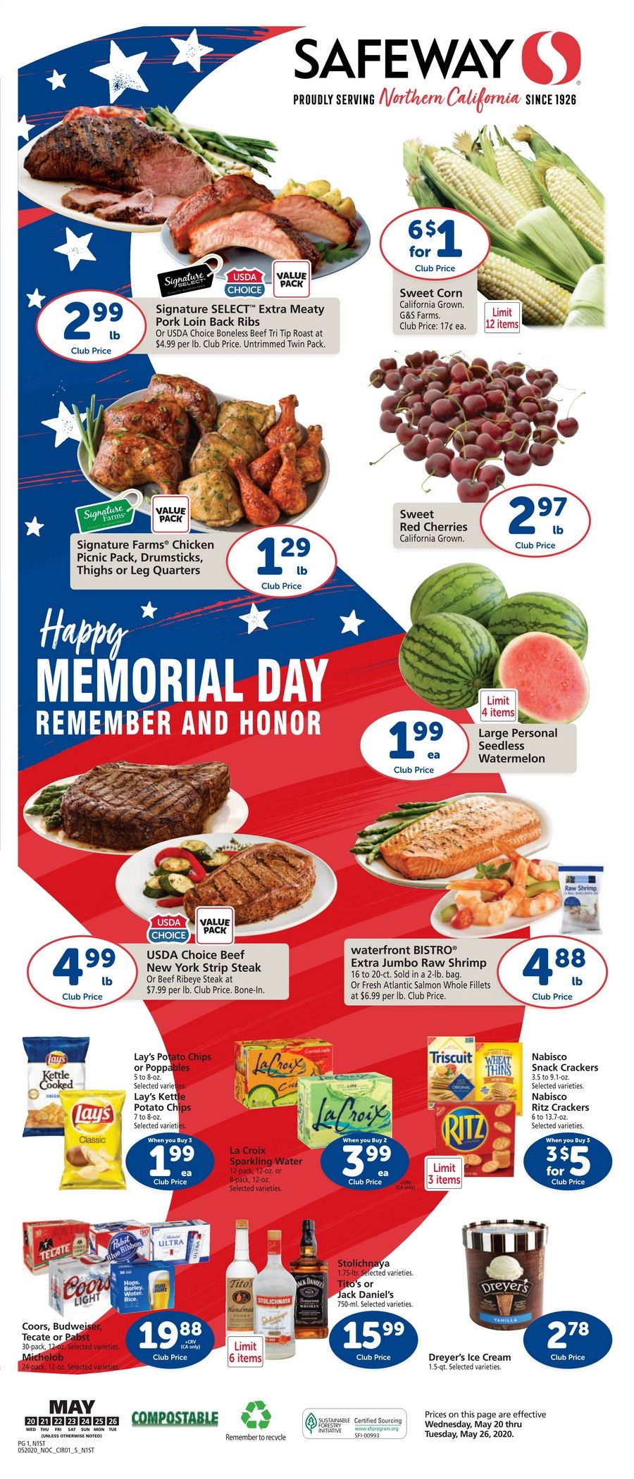 Safeway Weekly Ad May 20 May 26, 2020