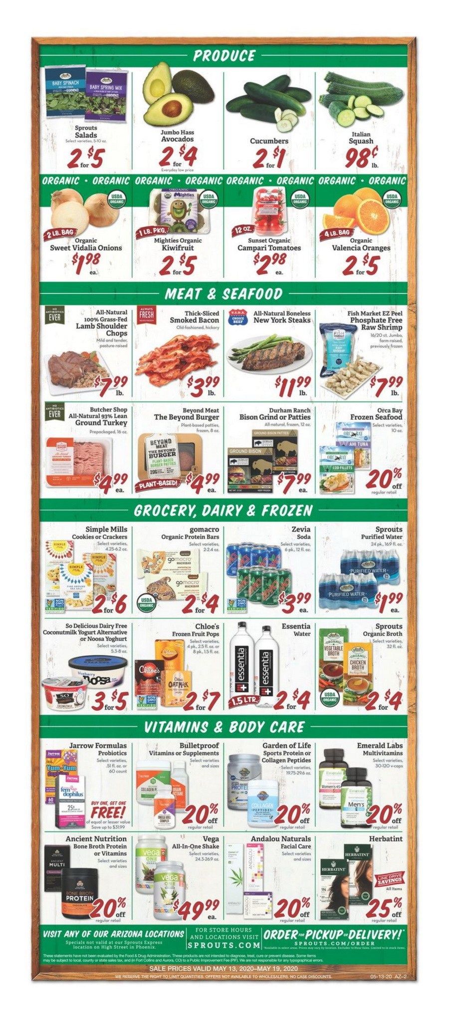 Sprouts Weekly Ad May 13 May 19, 2020