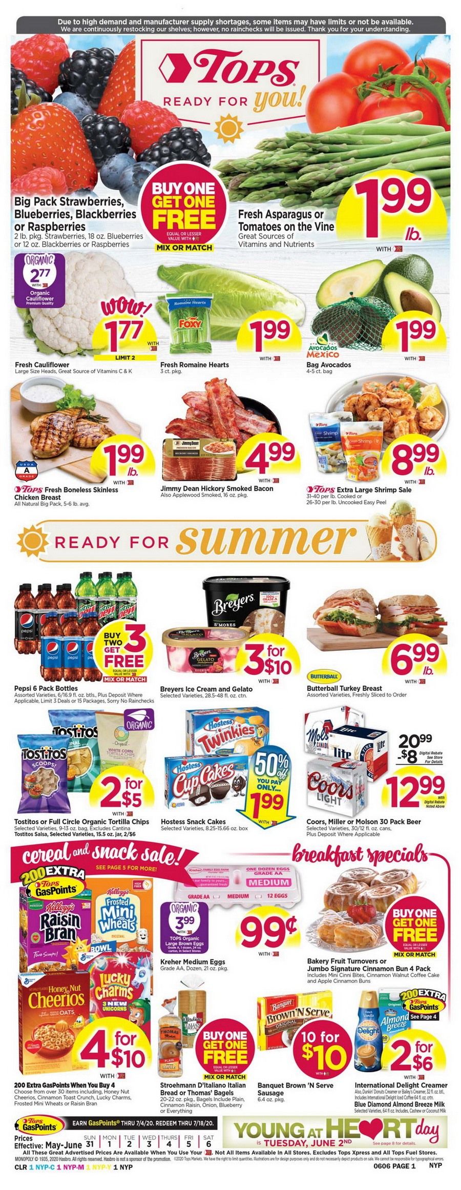 Tops Weekly Circular May 31 Jun 06, 2020