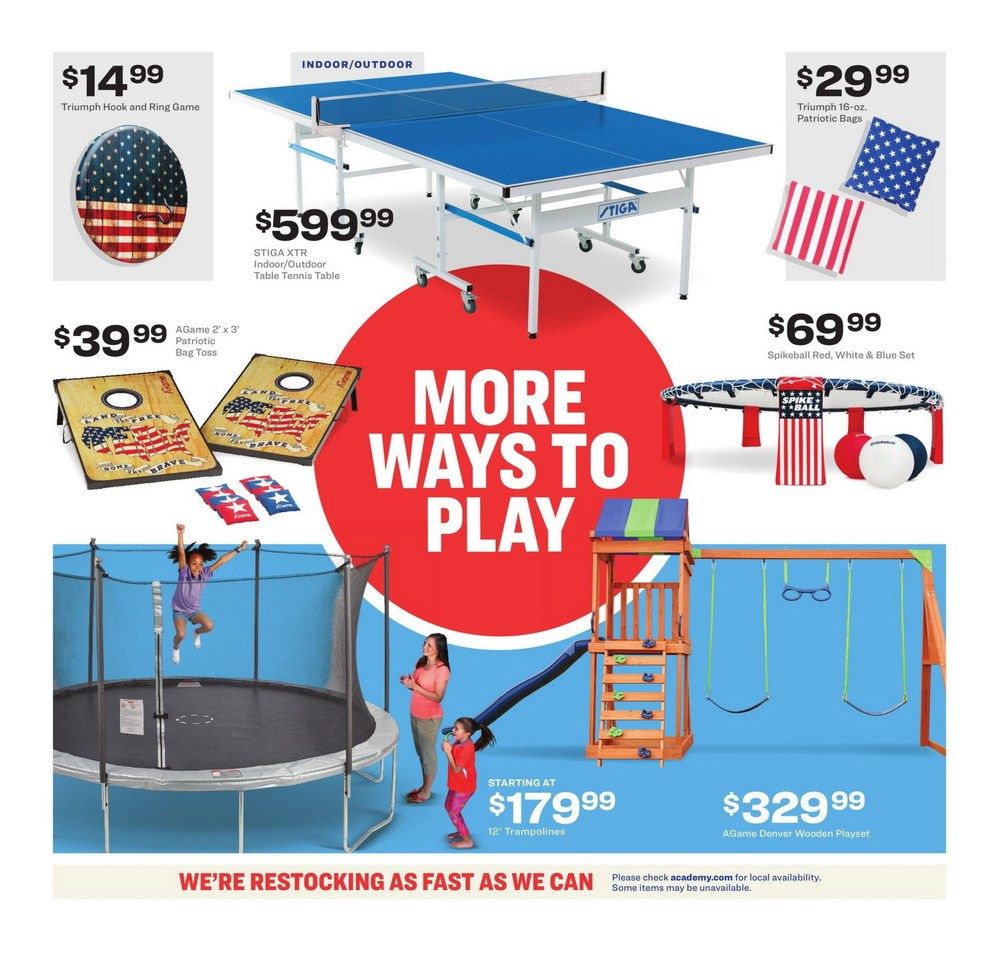 Academy Sports + Outdoors Weekly Ad June 29 July 05, 2020