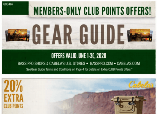 Bass Pro Shops Gear Guide Sale June 01 – June 30, 2020