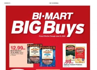 Bi-Mart Weekly Ad Jun 10 – Jun 23, 2020