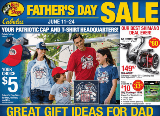 Cabela’s Outdoor Authority Sale June 11 – June 24, 2020
