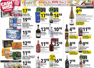 Cash Wise Liquor Ad June 10 – June 16, 2020