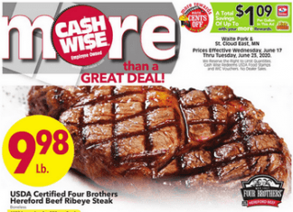 Cash Wise Weekly Ad June 17 – June 23, 2020