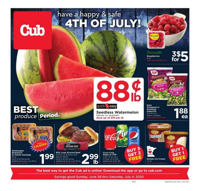 Cub Foods Weekly Ad June 28 July 04, 2020