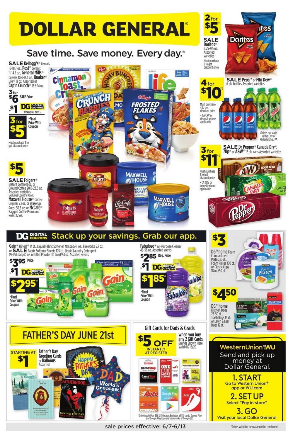 Dollar General Weekly Ad June 07 June 13, 2020