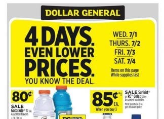 Dollar General Weekly Ad Jun 28 – Jul 04, 2020