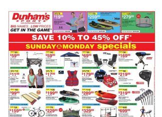 Dunham’s Sports Weekly Ad May 30 – Jun 04, 2020