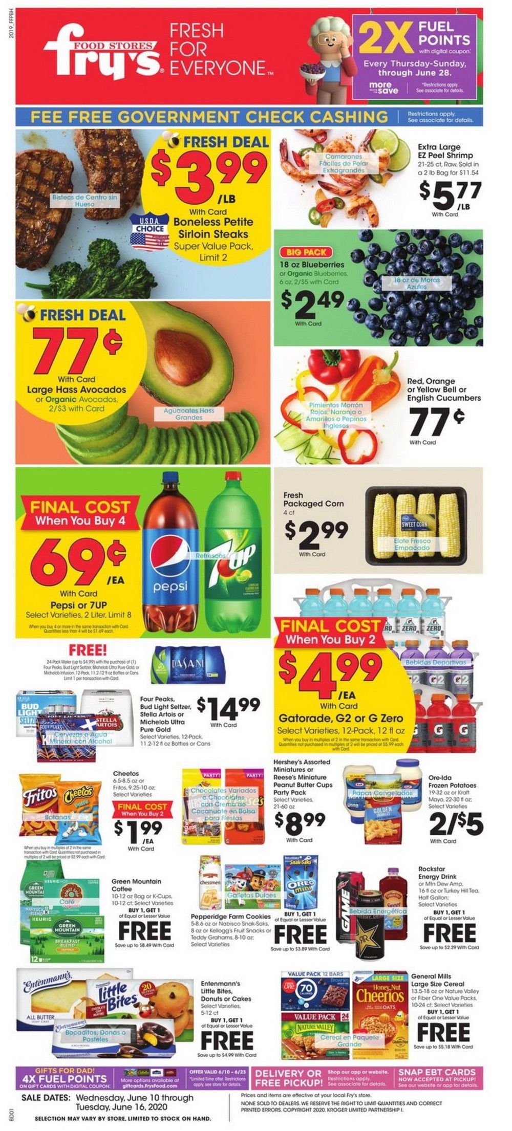 Fry's Food Weekly Ad Jun 10 Jun 16, 2020