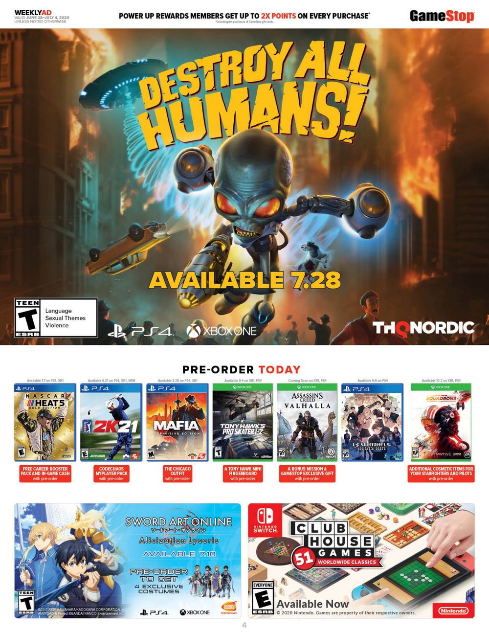 GameStop Weekly Ad June 28 - July 04, 2020
