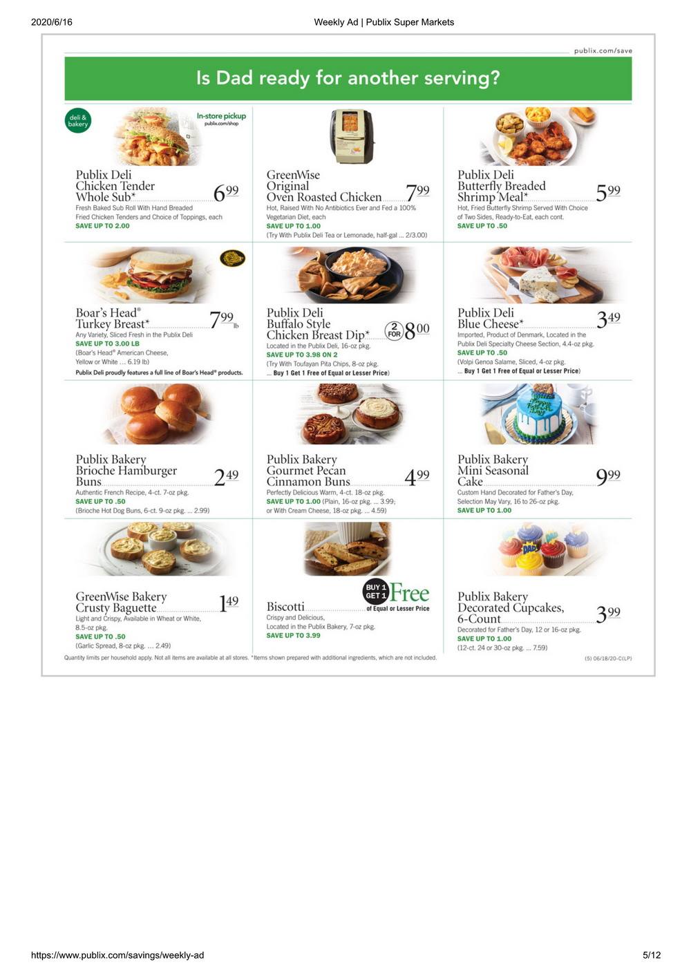 Publix Weekly Ad Jun 17 Jun 23, 2020