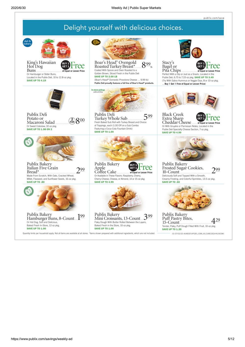 Publix Weekly Ad Jul 01 – Jul 07, 2020