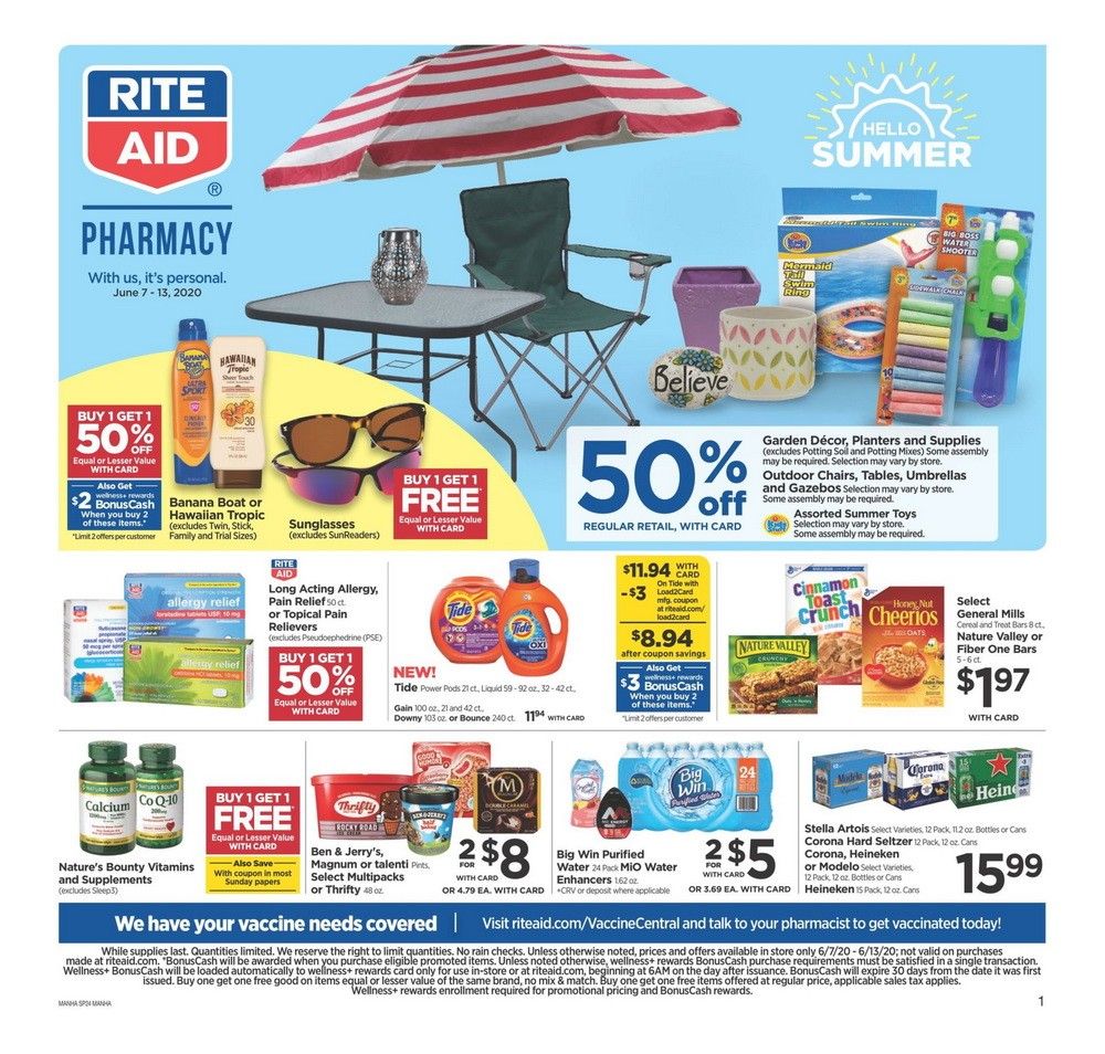 Rite Aid Weekly Ad June 07 June 13, 2020