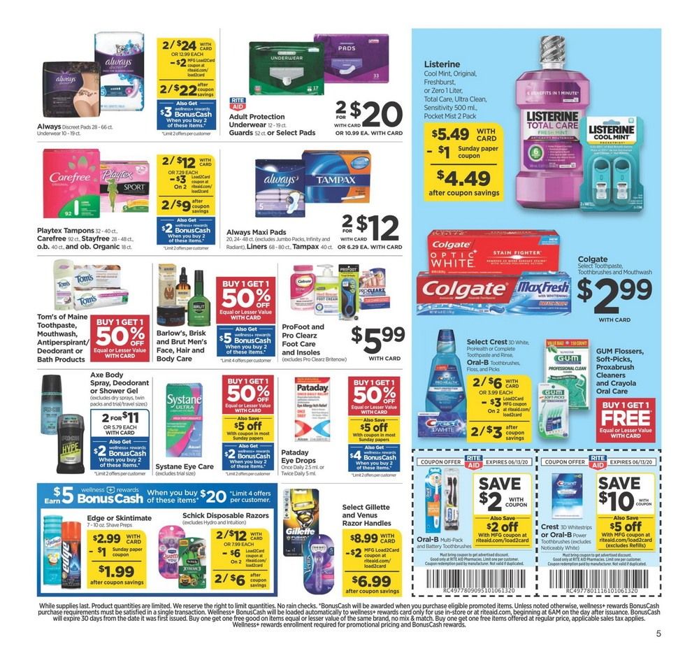 Rite Aid Weekly Ad June 07 June 13, 2020