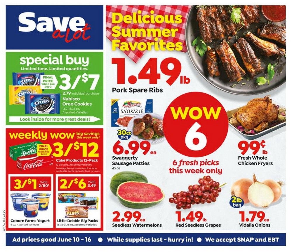 Save A Lot Weekly Ad June 10 June 16, 2020