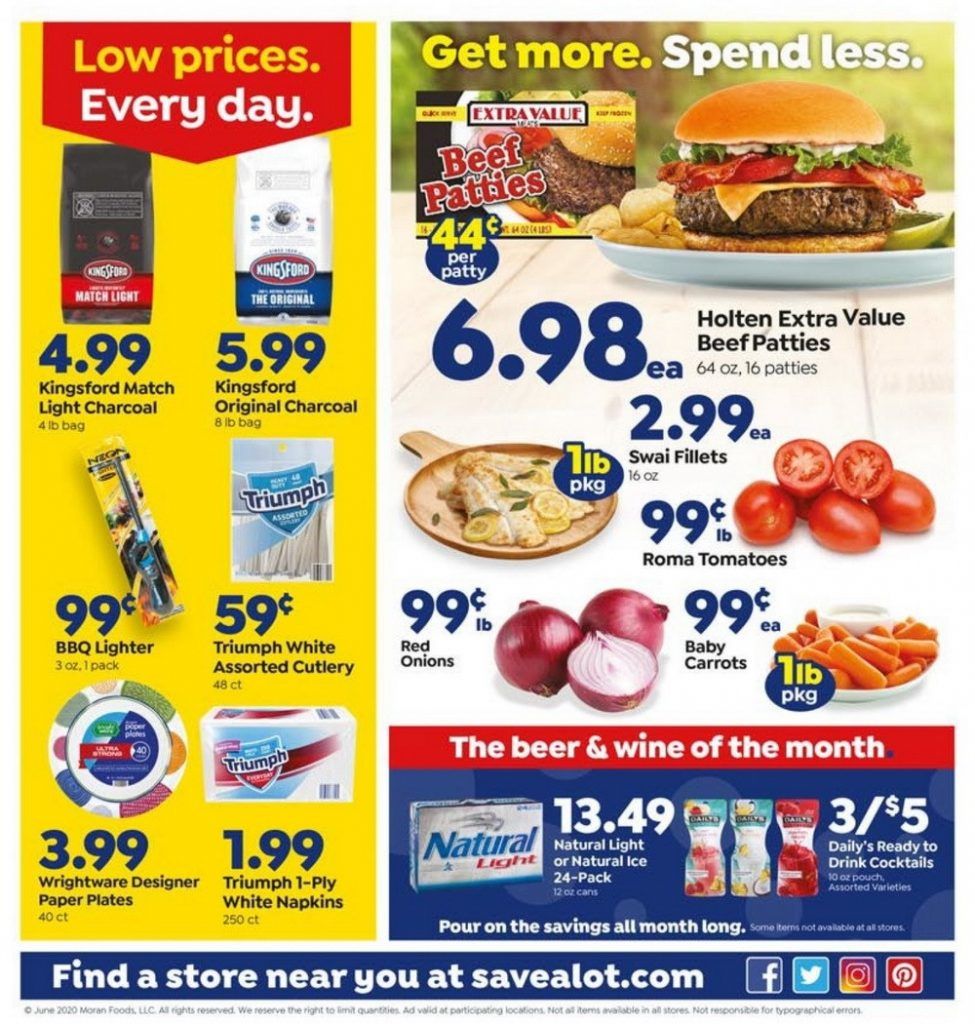 Save A Lot Weekly Ad June 24 June 30, 2020