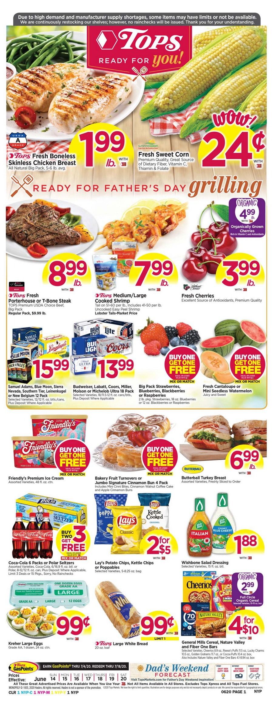 Tops Weekly Circular Jun 14 Jun 20, 2020