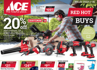 ACE Hardware Monthly Ad July 01 – July 31, 2020