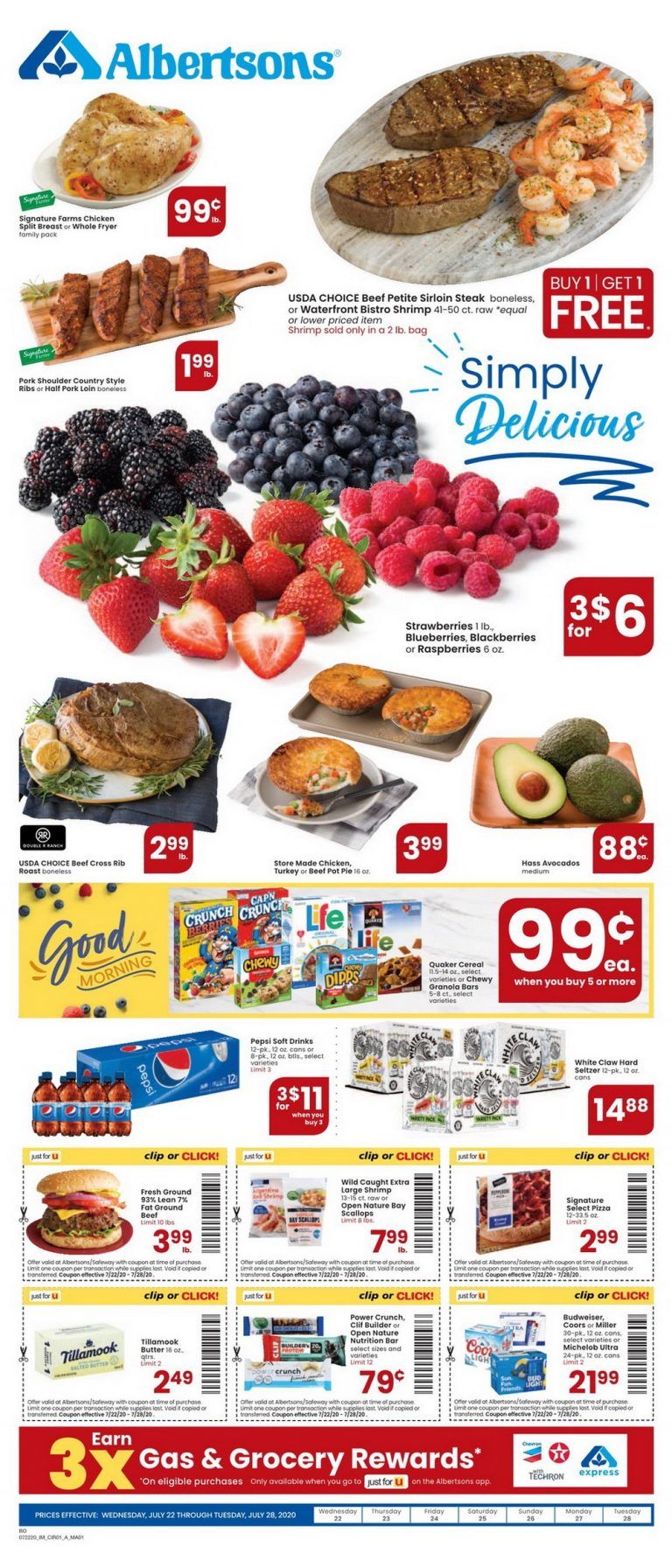 Albertsons Weekly Ad July 22 July 28, 2020