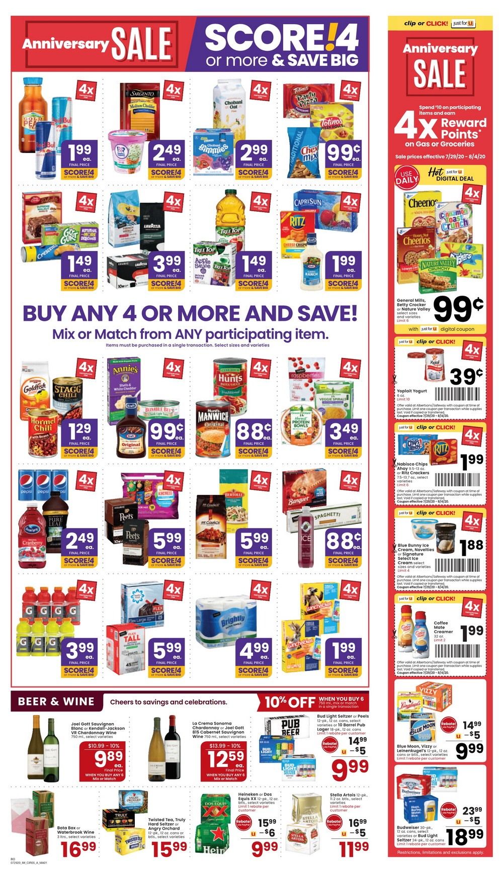 Albertsons Weekly Ad Jul 29 Aug 04, 2020