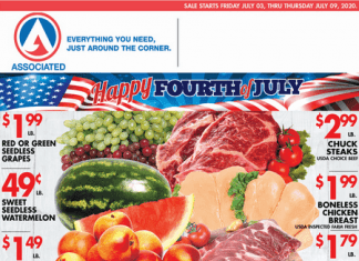 Associated Supermarkets Weekly Ad July 03 – July 09, 2020