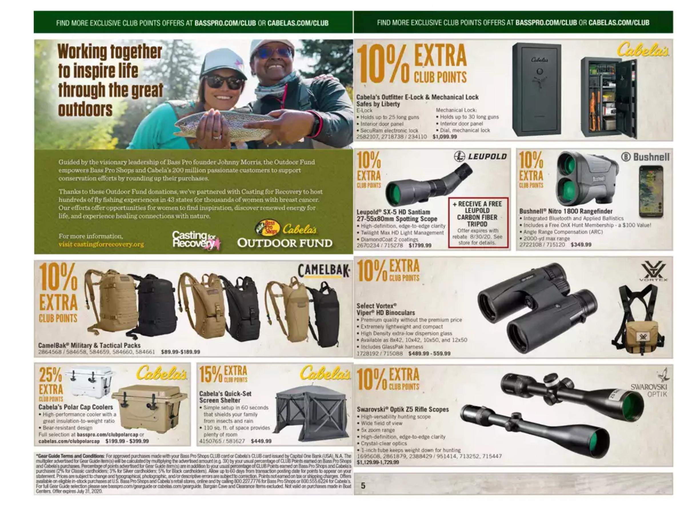 Bass Pro Shops Gear Guide Sale July 1 - July 31, 2020
