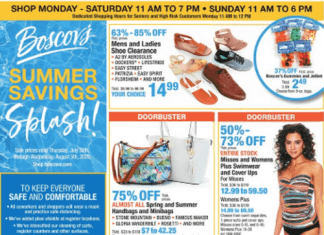 Boscov’s Weekly Ad Jul 30 – Aug 05, 2020