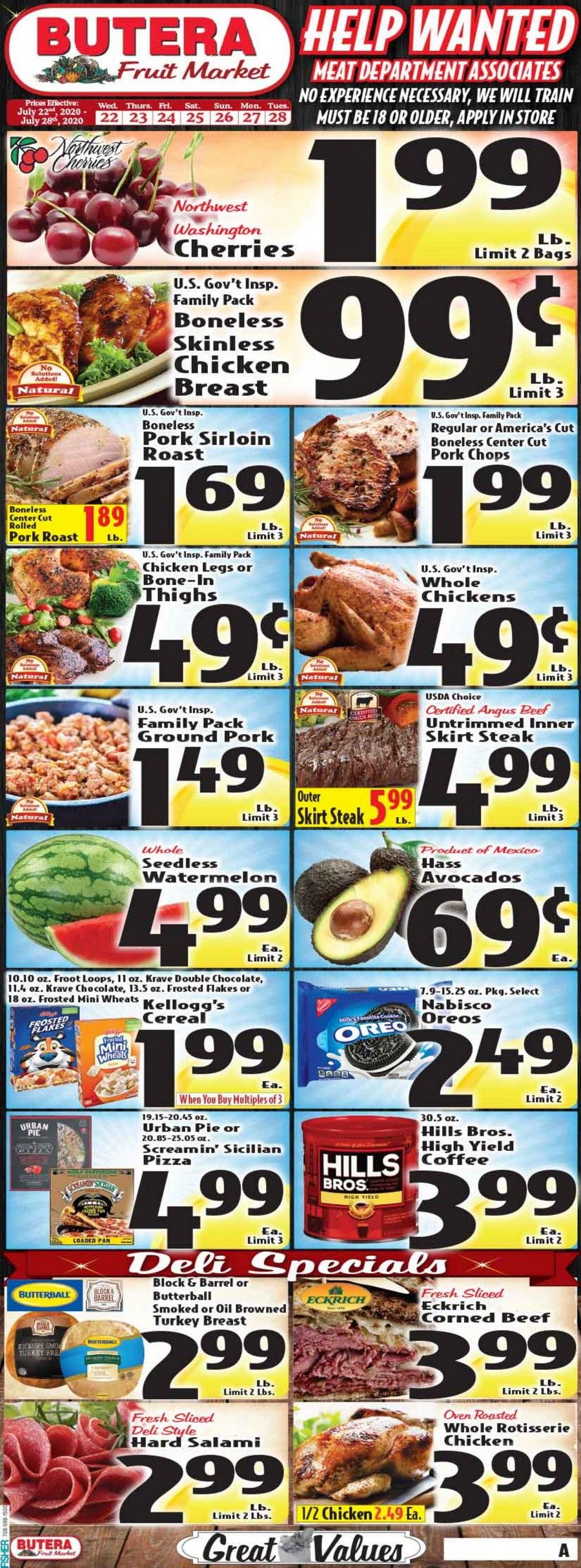 Butera Weekly Ad July 22 July 28, 2020