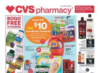 CVS Weekly Ad July 19 – July 25, 2020