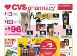 CVS Weekly Ad Aug 02 – Aug 08, 2020