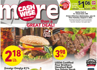 Cash Wise Weekly Ad Jul 29 – Aug 04, 2020