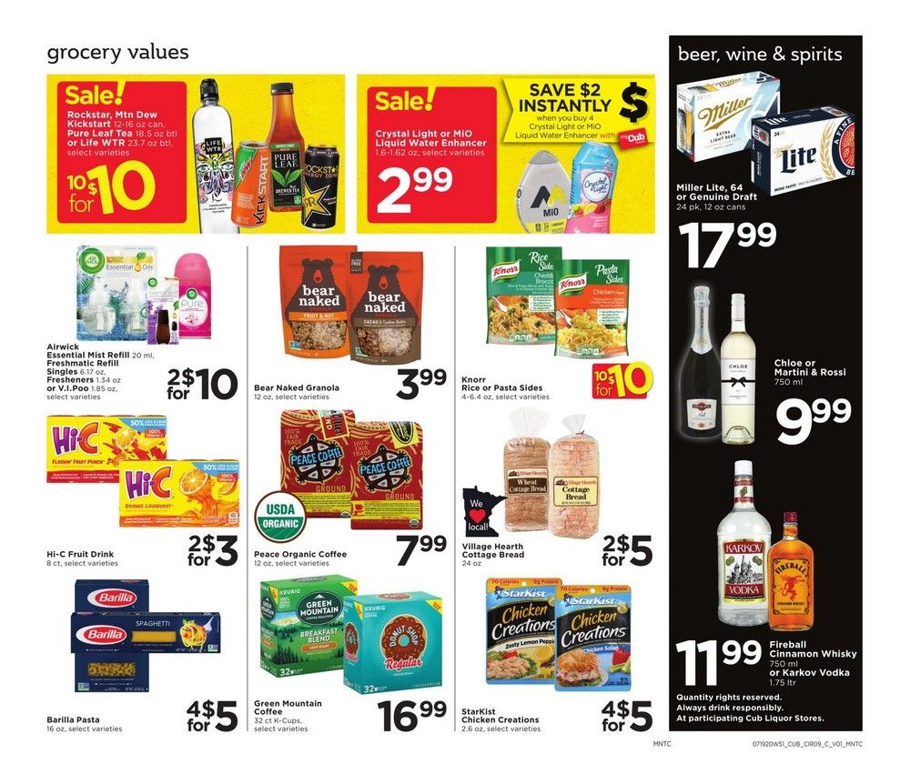 Cub Foods Weekly Ad July 19 July 25, 2020