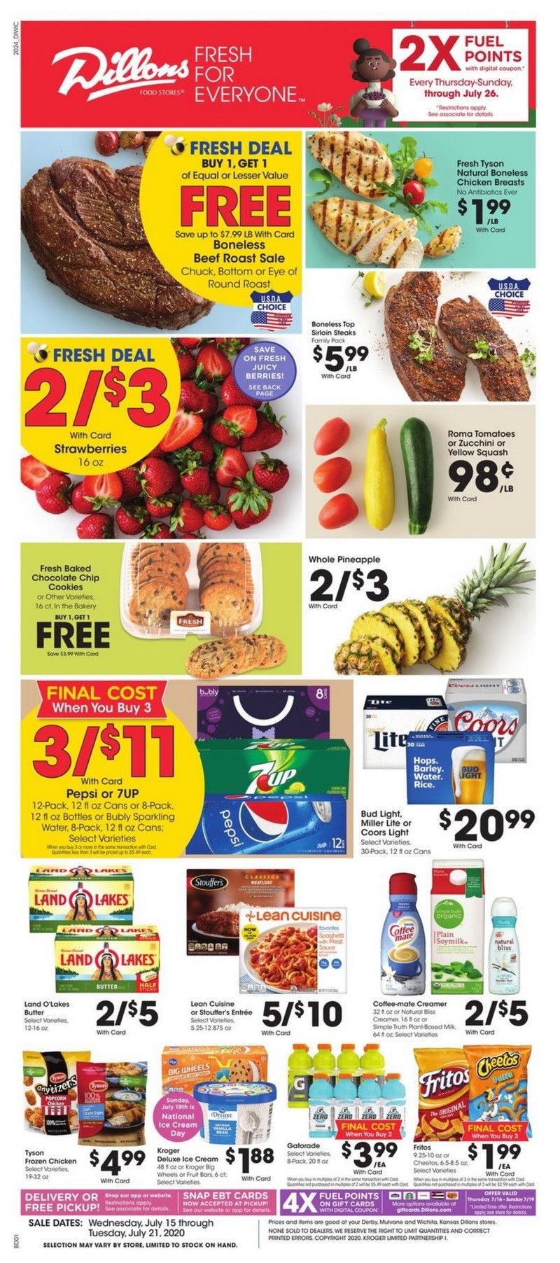 Dillons Weekly Ad July 15- July 21, 2020