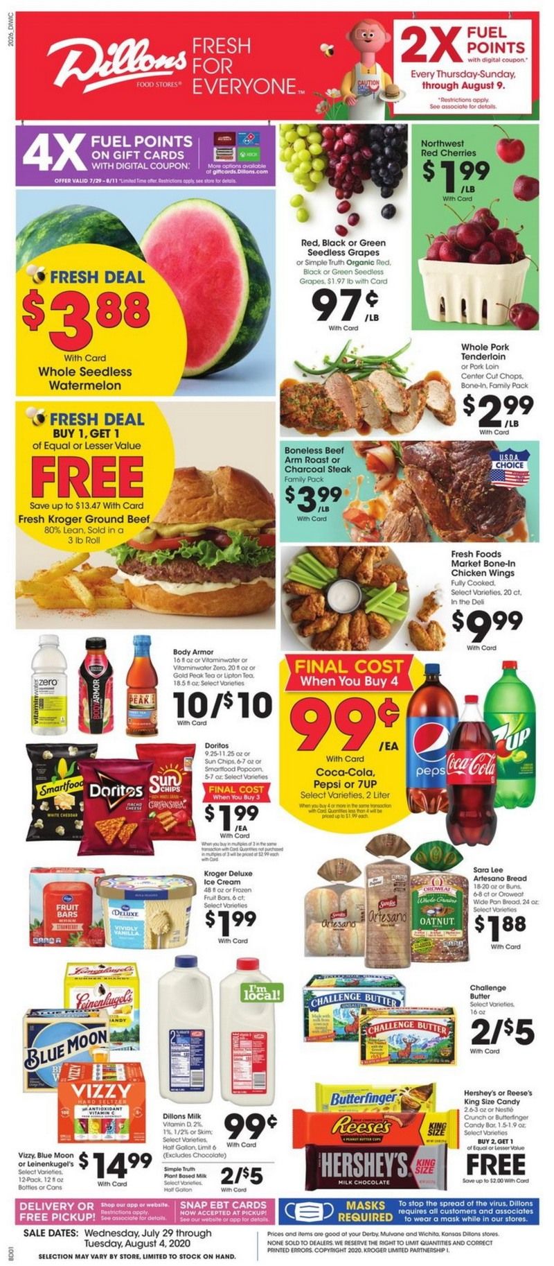 Dillons Weekly Ad Jul 29 Aug 04, 2020