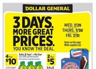 Dollar General Weekly Ad Jul 26 – Aug 01, 2020