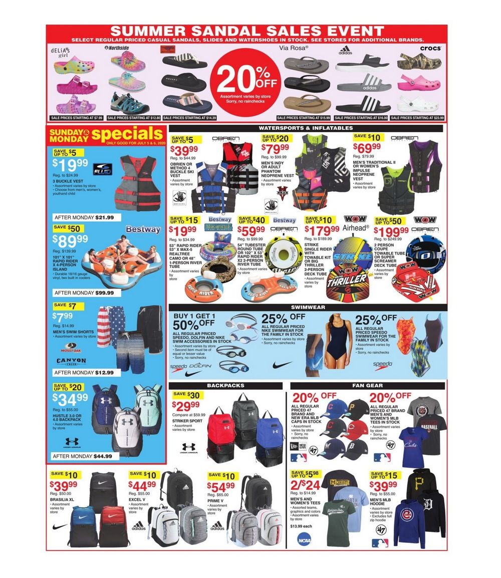 Dunham's Sports Weekly Ad July 04 July 09, 2020