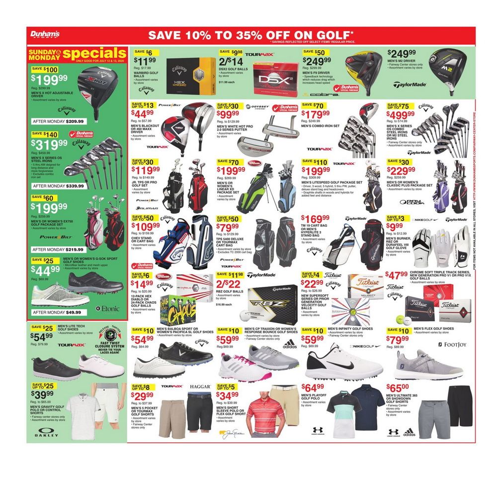 Dunham's Sports Weekly Ad July 11 July 16, 2020
