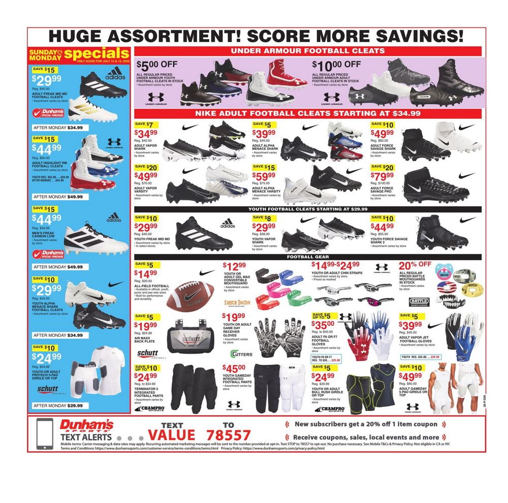 Dunham's Sports Weekly Ad July 11 July 16, 2020