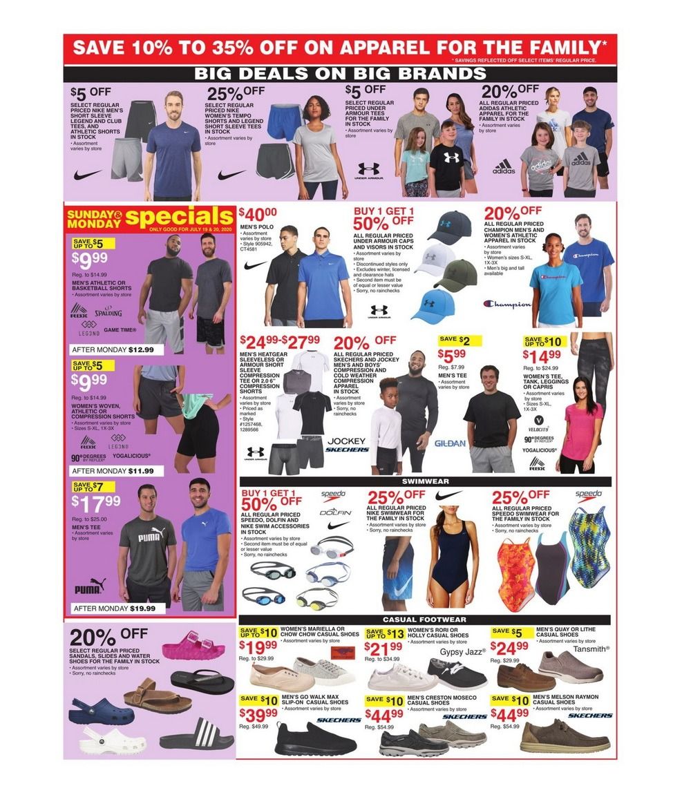 Dunham's Sports Weekly Ad July 18 July 23, 2020