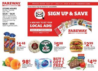 Fareway Weekly Ad July 21 – July 27, 2020