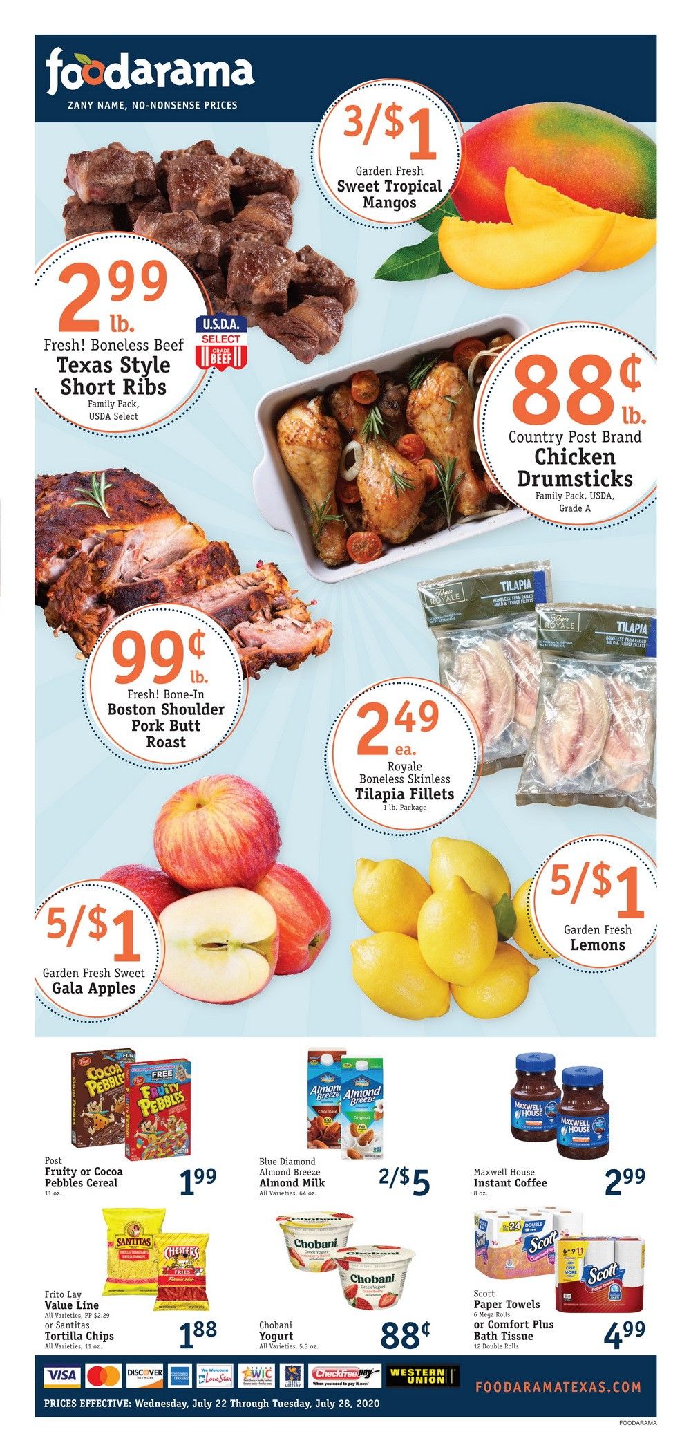 Foodarama Weekly Ad July 22 July 28, 2020