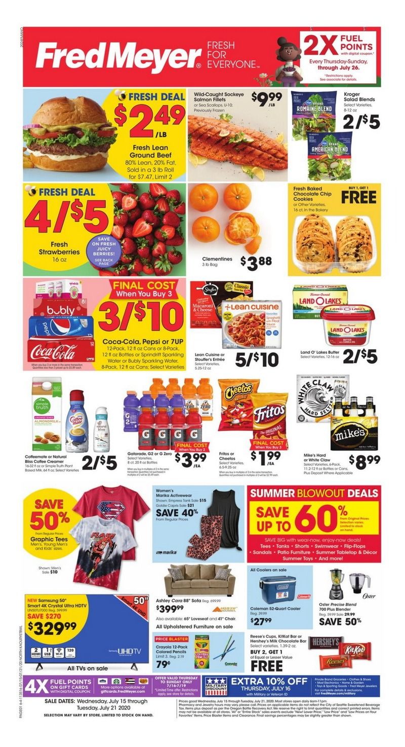 Fred Meyer Weekly Circular Jul 15 Jul 21, 2020