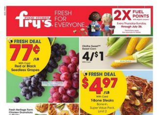 Fry’s Food Weekly Ad Jul 22 – Jul 28, 2020